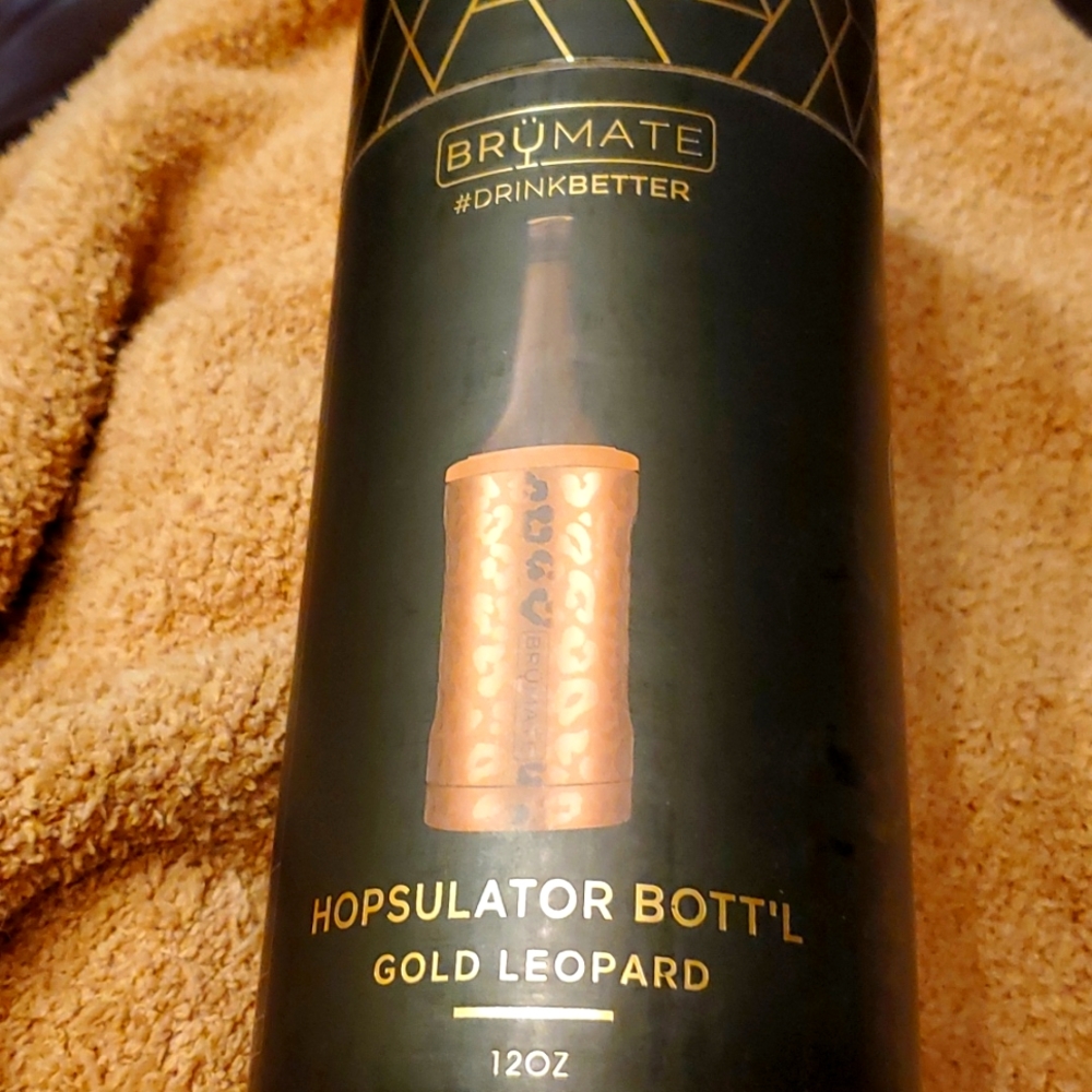 BRUMATE HOPSULATOR BOTT'L GOLD LEOPARD  NEW